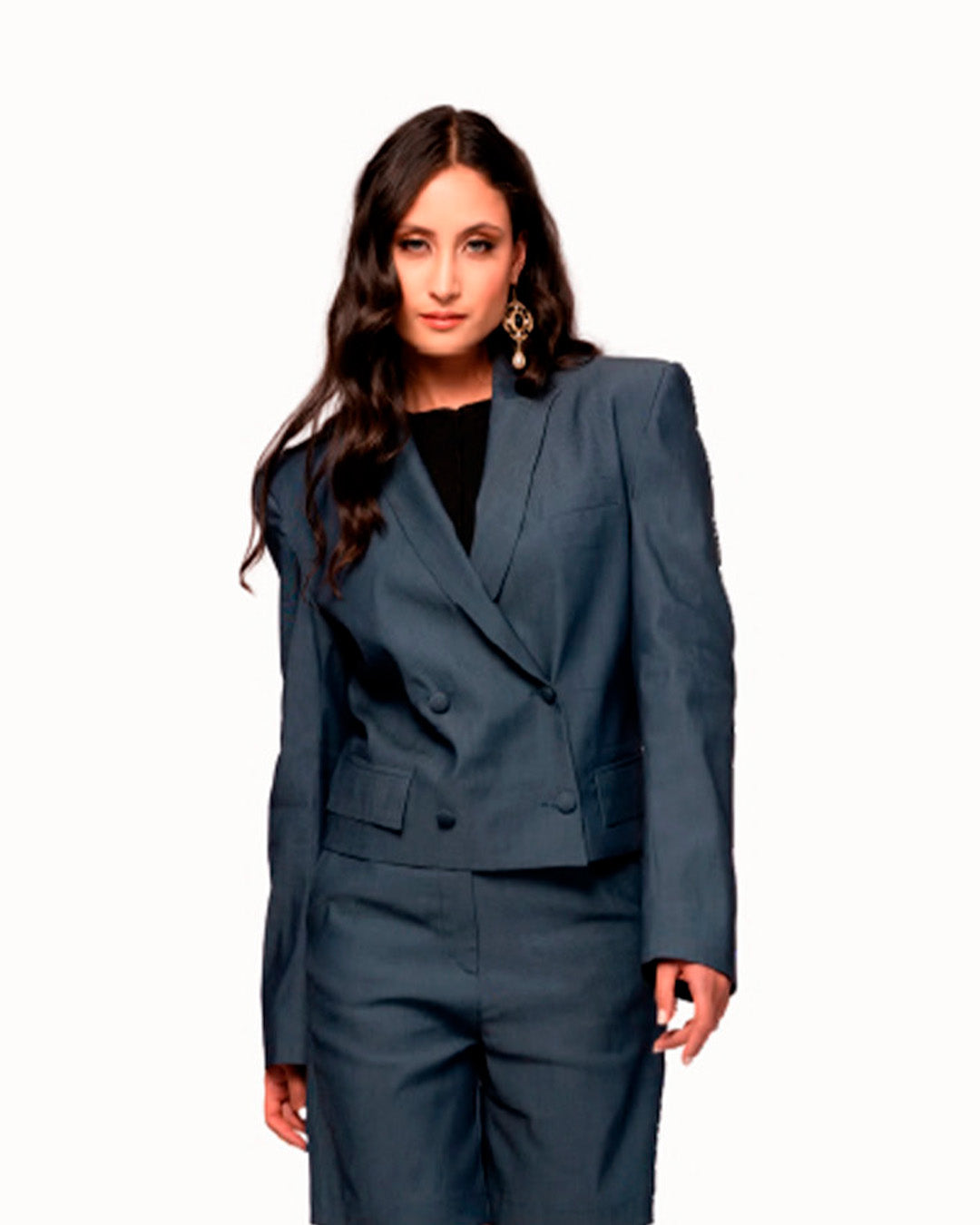 Blazer cruzado corto Chambrey