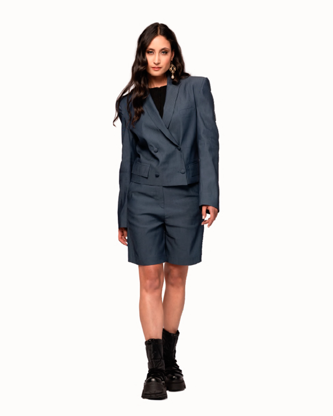 Blazer cruzado corto Chambrey